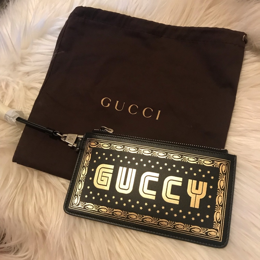 Gucci Guccy wallet wristlet brand new